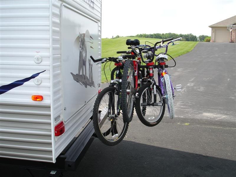 Open Roads Forum Travel Trailers Bike Rack Advice Needed